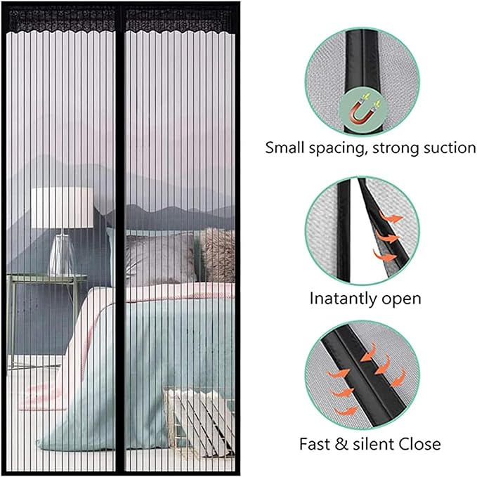 Macro™ - Magnetic Mosquito Mesh Screen Door Net Curtain